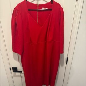 PreLoved Calvin Klein Vibrant Red Dress
